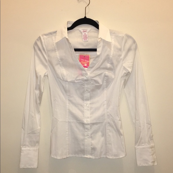 Candie's Tops - NWT Candies White Blouse